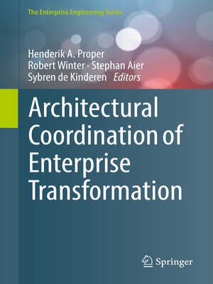 cover image of Architectural Coordination of Enterprise Transformation